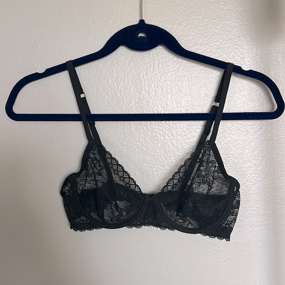 NWOT La Perla Studio 2 Black Lace Bra